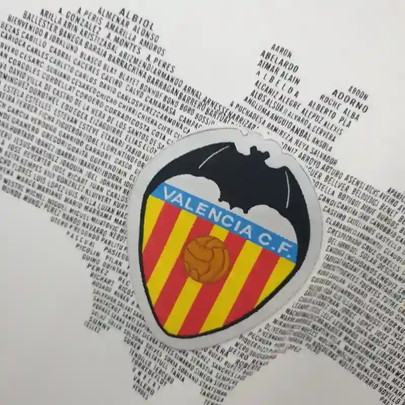 2009-2010 Valencia Jersey retro kit - 图片 3