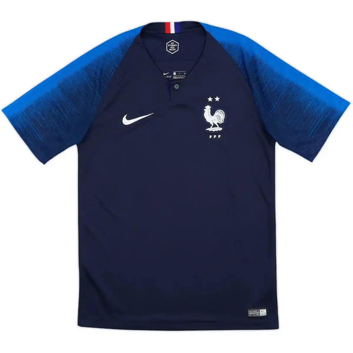 Retro France Home Jersey World Cup 2018