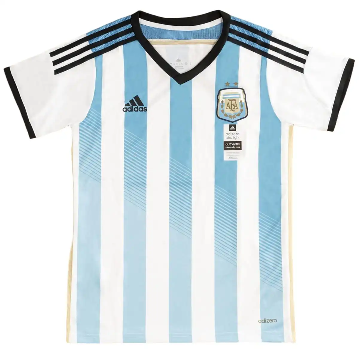 Retro Argentina Home Match Jersey World Cup 2014