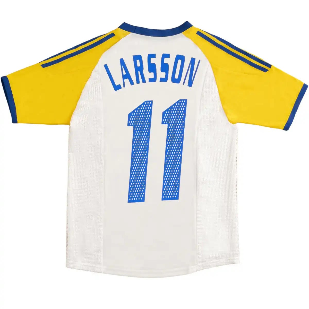 LARSSON #11 Retro Sweden Away Jersey World Cup 2002