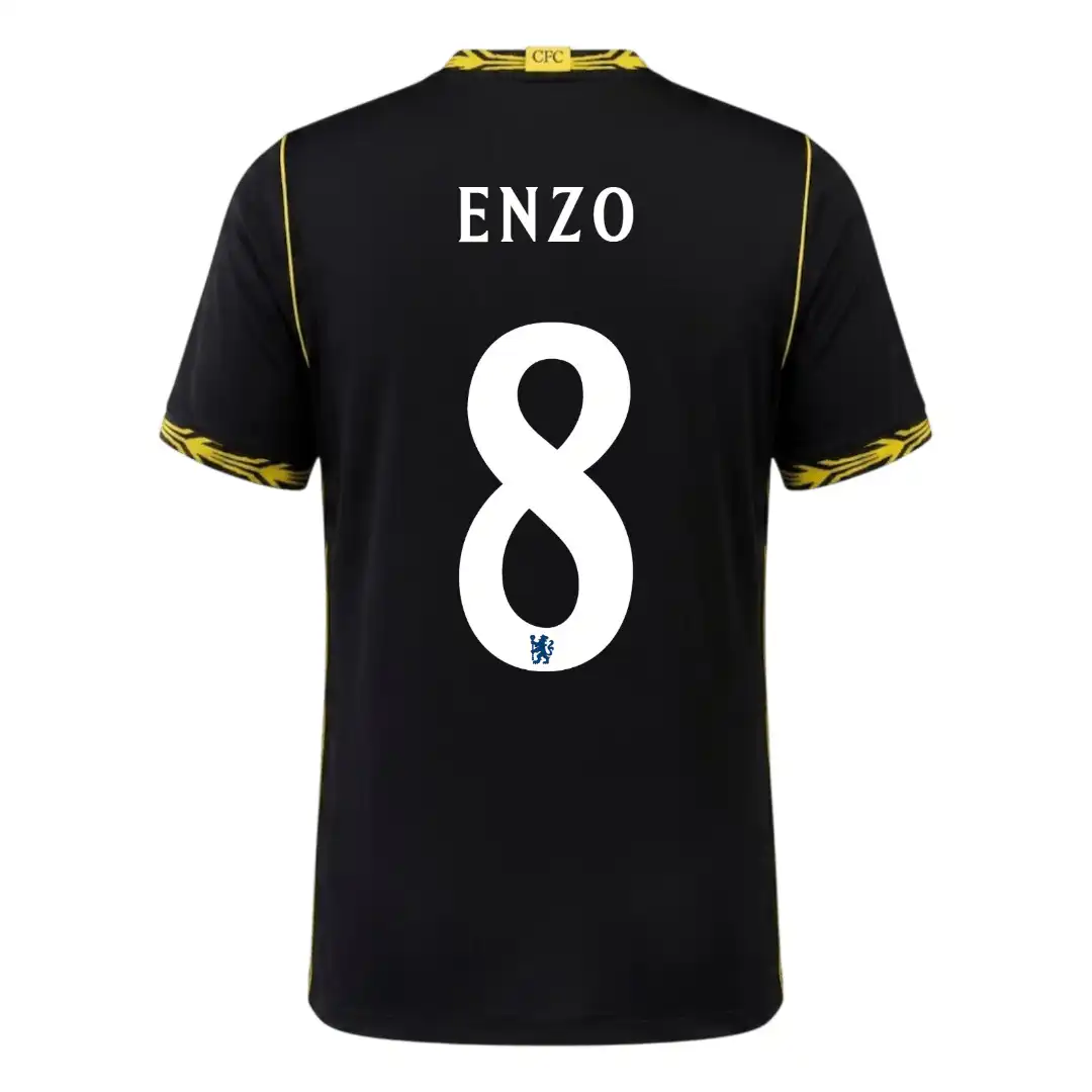 ENZO #8 Chelsea Away Jersey 2026/27 – Club Font