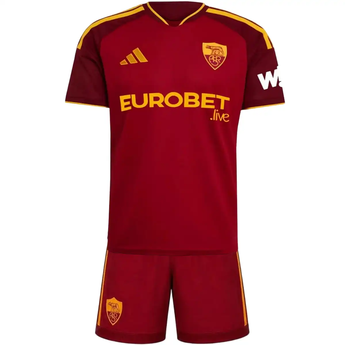 Kids AS Roma Home Jersey Kit 2026/27