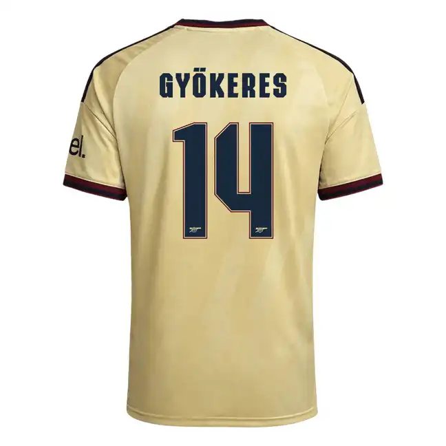GYÖKERES #14 Arsenal Third Jersey 2026/27 – UCL Font