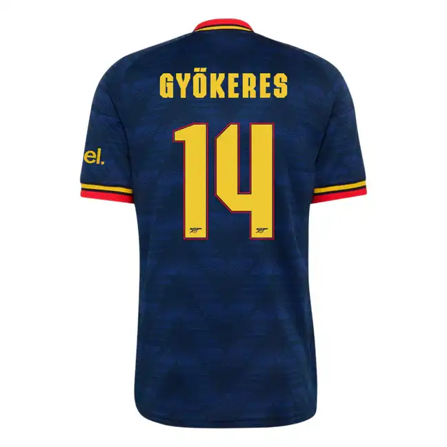 GYÖKERES #14 Arsenal Away Jersey 2026/27 – UCL Font