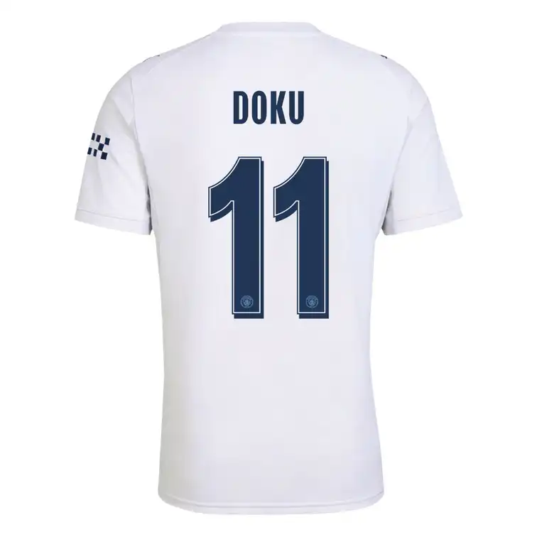 DOKU #11 Manchester City Third Jersey 2026/27 – UCL Font