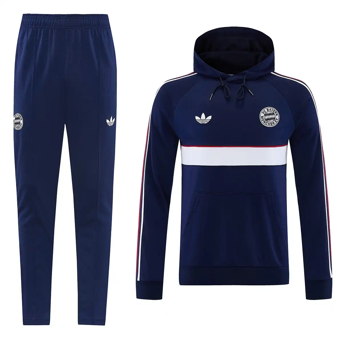 Bayern Munich Hoodie Training Kit Navy 2026/27
