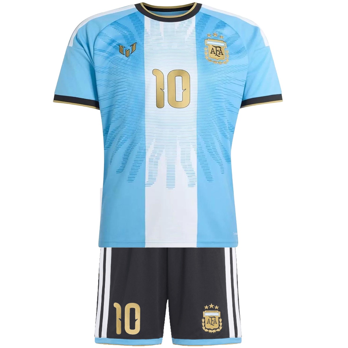 Messi #10 Kids Argentina x Messi Farewell Anniversary Jersey Kit 2026