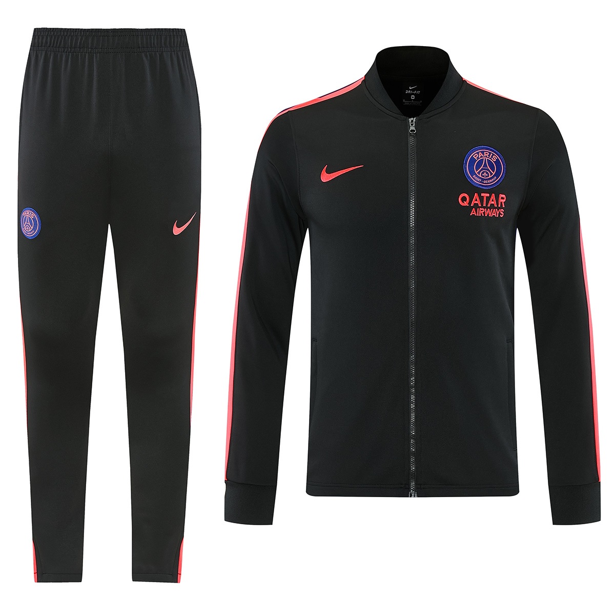 PSG Training Kit (Jacket+Pants) Black 2026/27